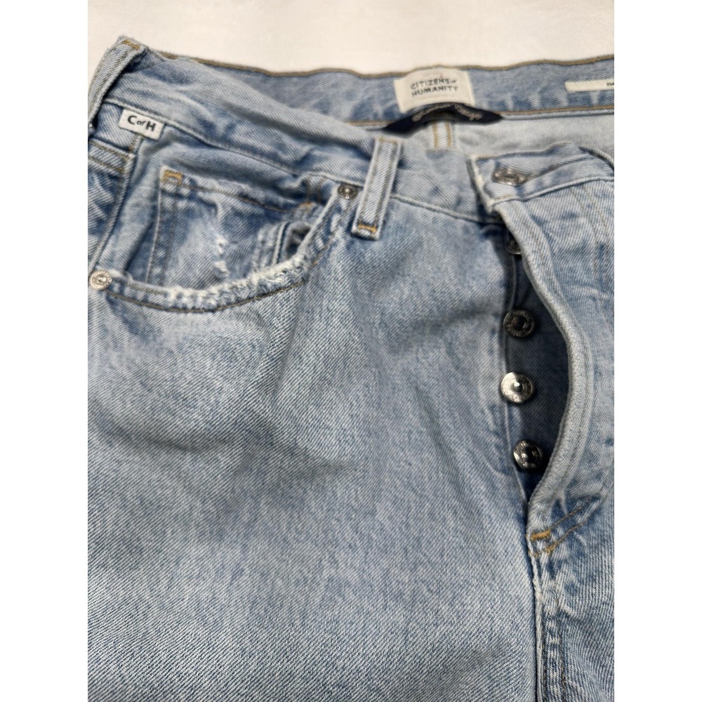 Citizens Of Humanity Emery Crop Jeans Womens 25 Blue Light Wash High Rise Denim - Picture 5 of 16